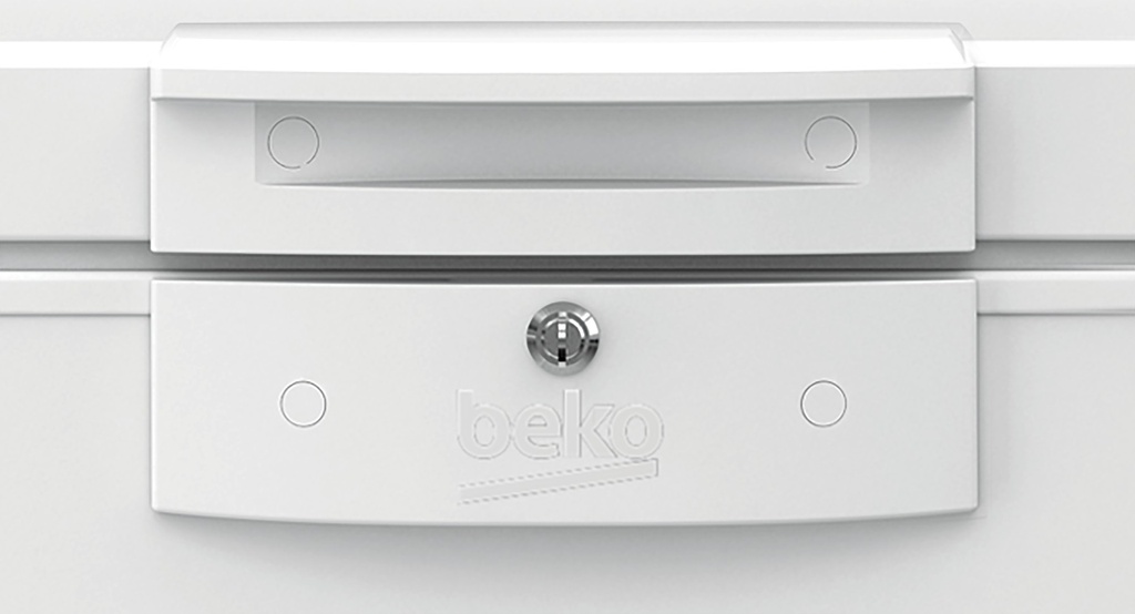 Beko HSM35050 156cm breed 350 Liter D-klasse kofferdiepvries