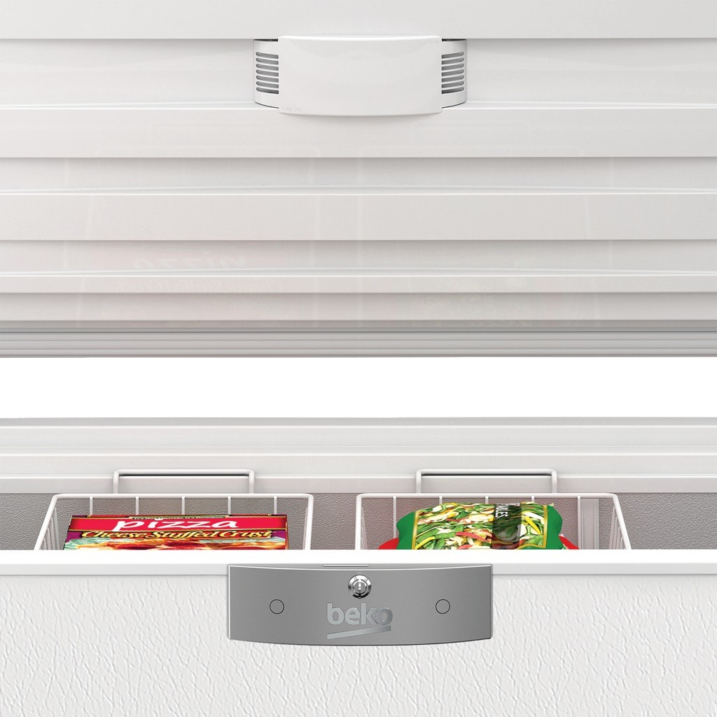 Beko HSM22340 111cm breed 360L Zuinig D-klasse diepvrieskist