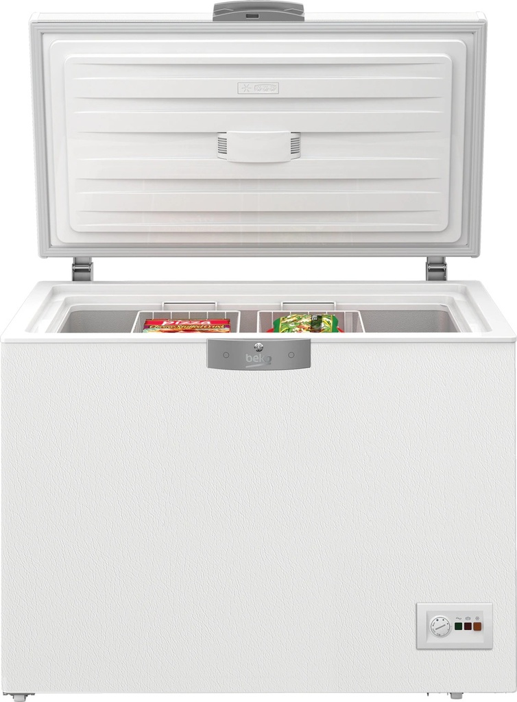 Beko HSM22340 111cm breed 360L Zuinig D-klasse diepvrieskist