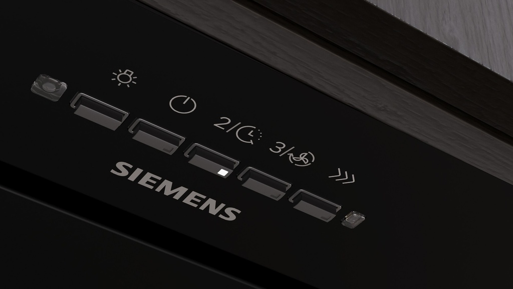 Siemens LB88NPC60 A++ IQ700 86 cm Afvoer Groep Zwart