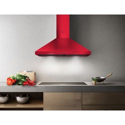 Winkelmodel Wiggo WE-E543R(RB) Wandschouw afzuigkap 50 cm Rood