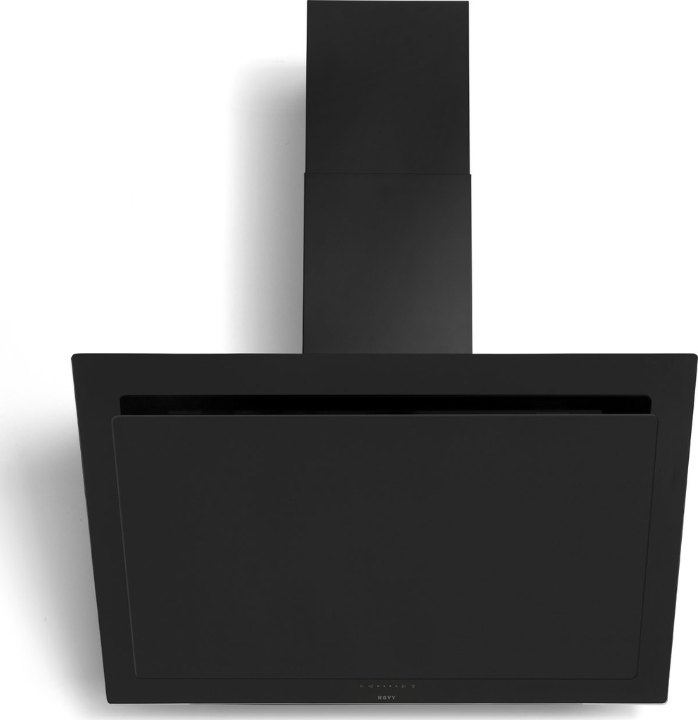 Novy 7833 Vision wanddampkap 90 cm zwart / zwart A+ klasse