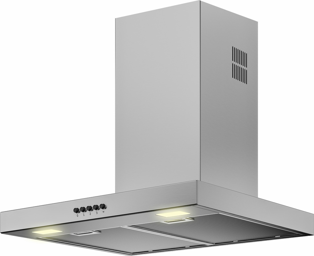 Beko BHCB61622BXH 60 cm Zuinige T-vorm Inox Dampkap