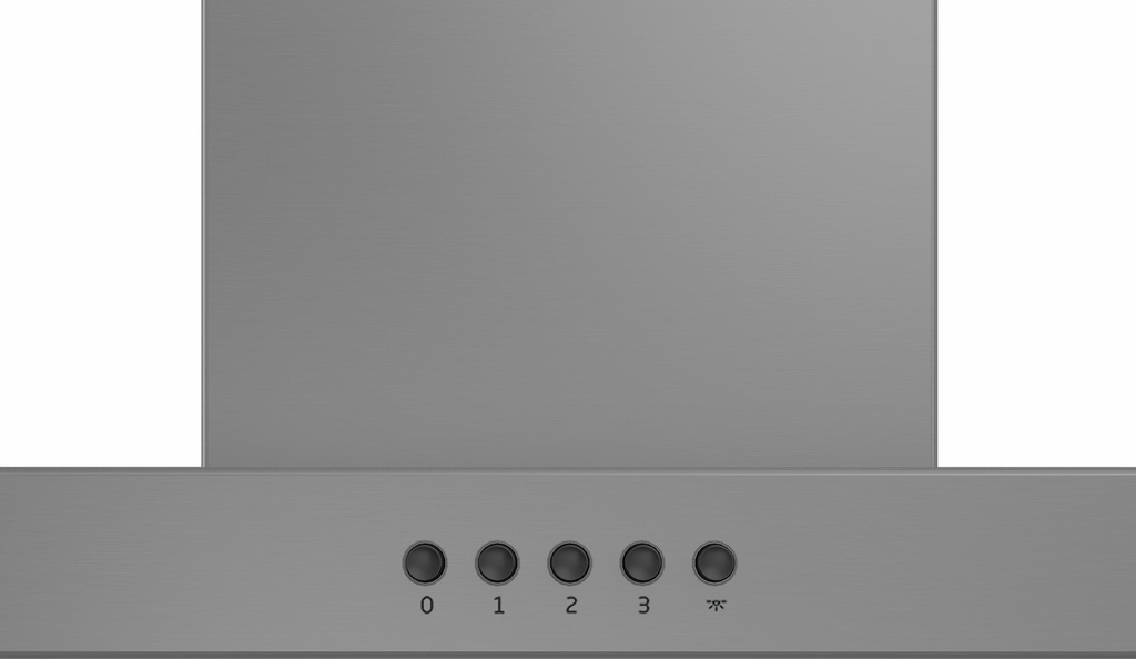 Beko BHCB61622BXH 60 cm Zuinige T-vorm Inox Dampkap