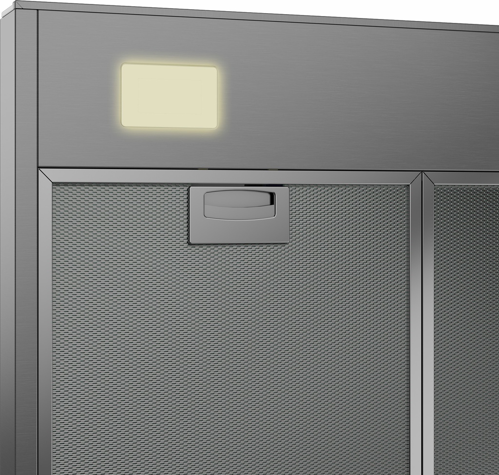 Beko BHCB61622BXH 60 cm Zuinige T-vorm Inox Dampkap
