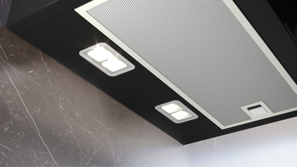 Siemens LC87KFN60 80 cm A-klasse Wanddampkap Zwart Glas