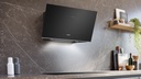 Siemens LC91KLT60 90 cm A-klasse Wanddampkap Zwart Glas    