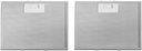 Whirlpool WSLK662ASX 60 cm inox compacte onderbouw dampkap