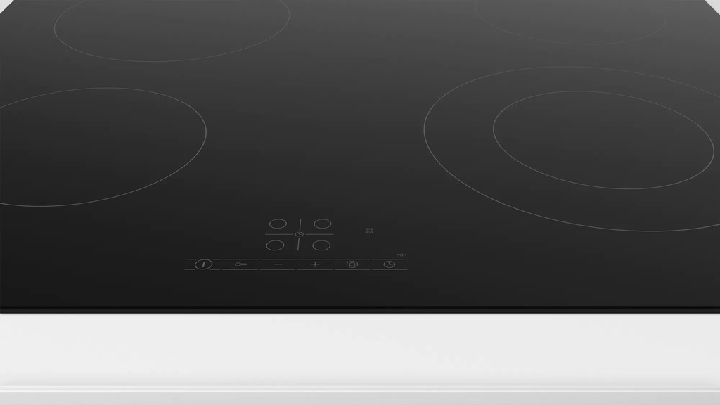 Bosch PKF611BB2E 60 cm vitro keramische kookplaat met tiptoetsen