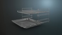 Siemens 60 cm RVS Inox-Vitro keramische fornuis met XL oven