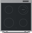 Whirlpool WS68V8CCXT 60cm vitrokeramisch fornuis zwartzilver