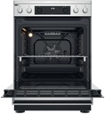 Whirlpool WS68V8CCXT 60cm vitrokeramisch fornuis zwartzilver