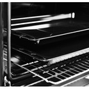 Wiggo 60 cm ROOD RVS 9 series gasfornuis electrische oven