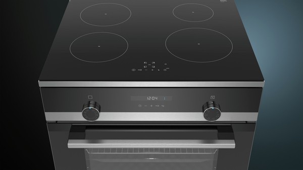 Siemens HL9S5E040U Inductie fornuis hetelucht oven Inox