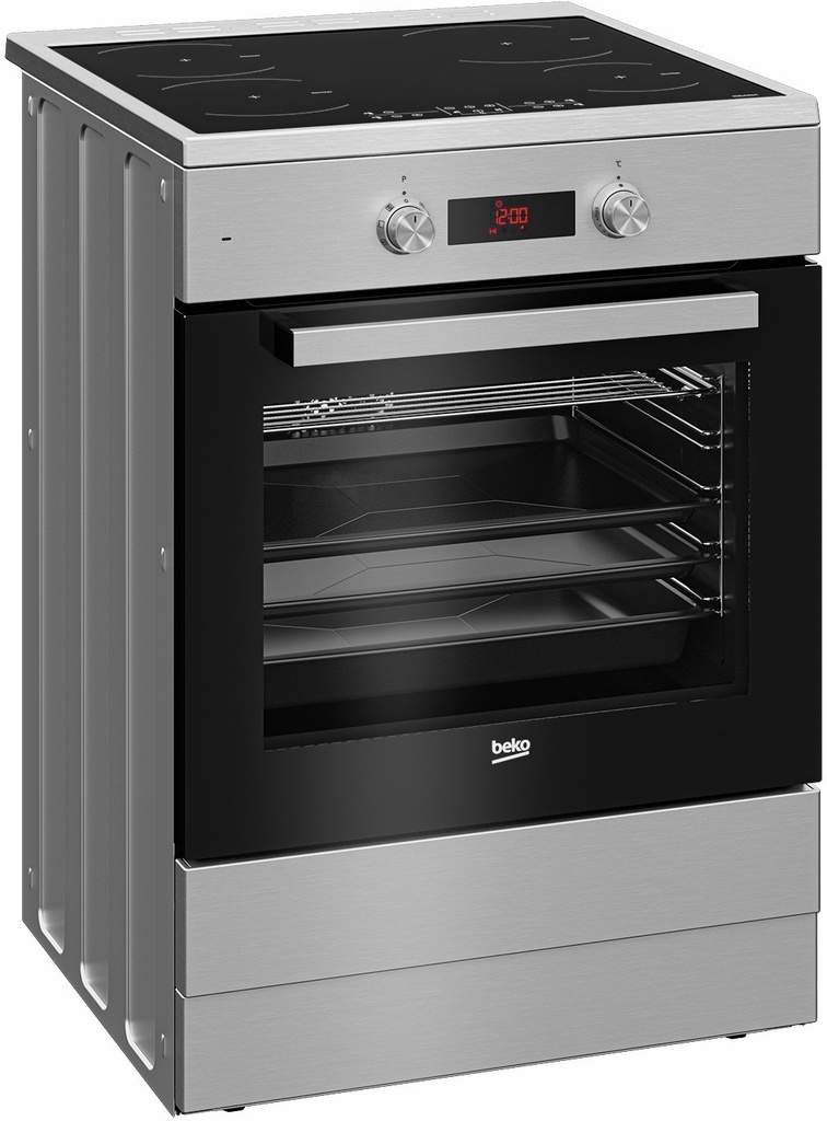 Beko FSM89302GXS 60 cm Electrisch Inductie fornuis Inox