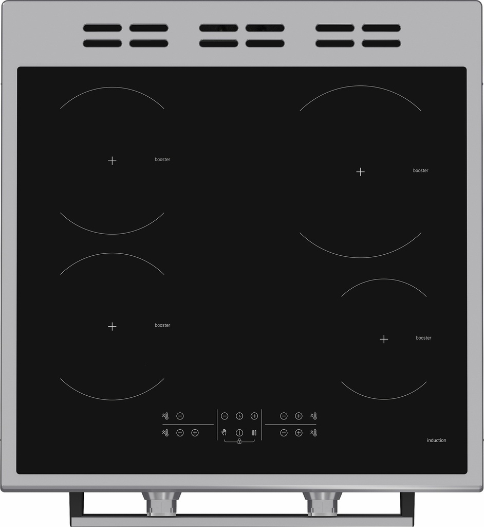 Beko FSM89302GXS 60 cm Electrisch Inductie fornuis Inox