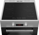Beko FSM89302GXS 60 cm Electrisch Inductie fornuis Inox