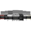 Cuisinière 90 cm Wiggo INOX 5 foyers four electrique