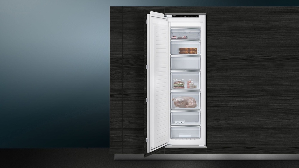 Siemens Extra Klasse GI81NECE0 177cm diepvries deur op deur