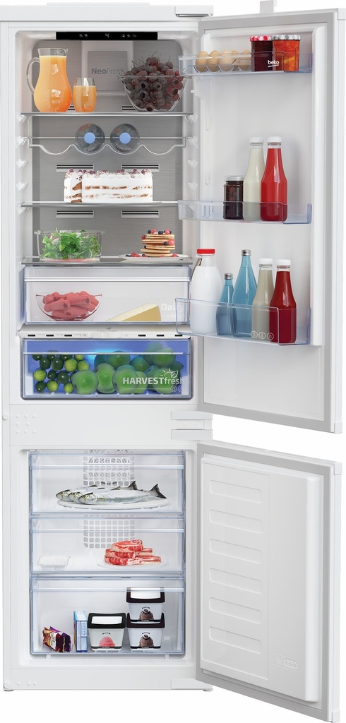 Beko BCNA275E5ZSN Selective 178cm Koel-vries combi sleepdeur