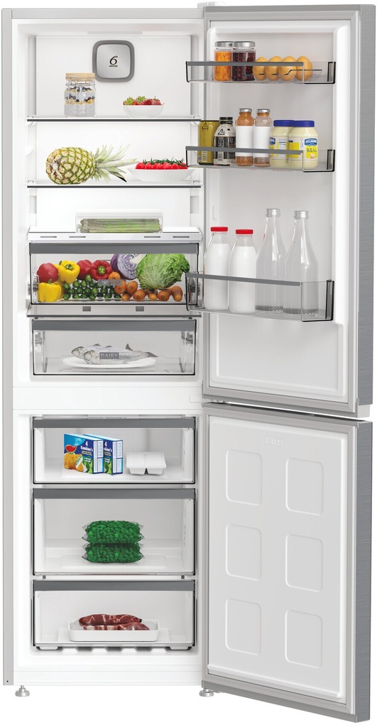 Whirlpool WHKS1361XP5E 185cm 223/110L Koelvries Combi Zilver (kopie)