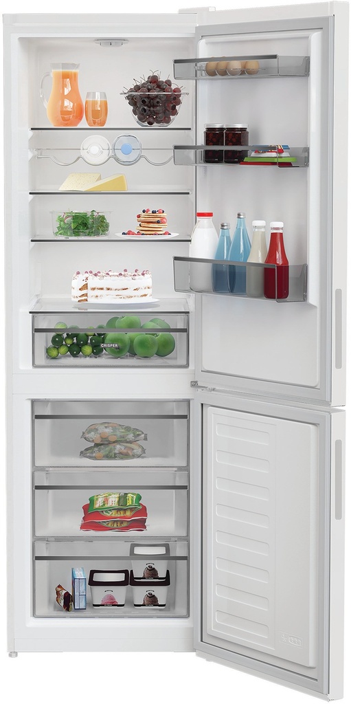 Whirlpool WHKS1361XP5E 185cm 223/110L Koelvries Combi Zilver (kopie)