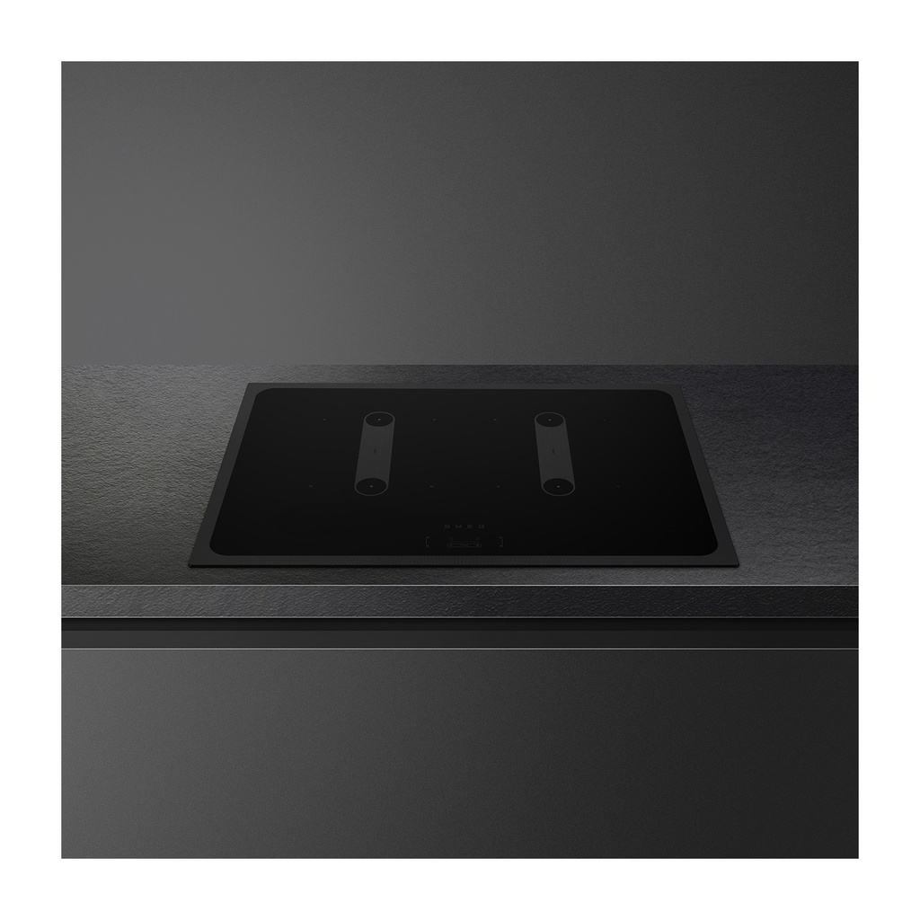 Smeg SI2B22741D 75cm - 56cm NIS - zwarte Inductie kookplaat