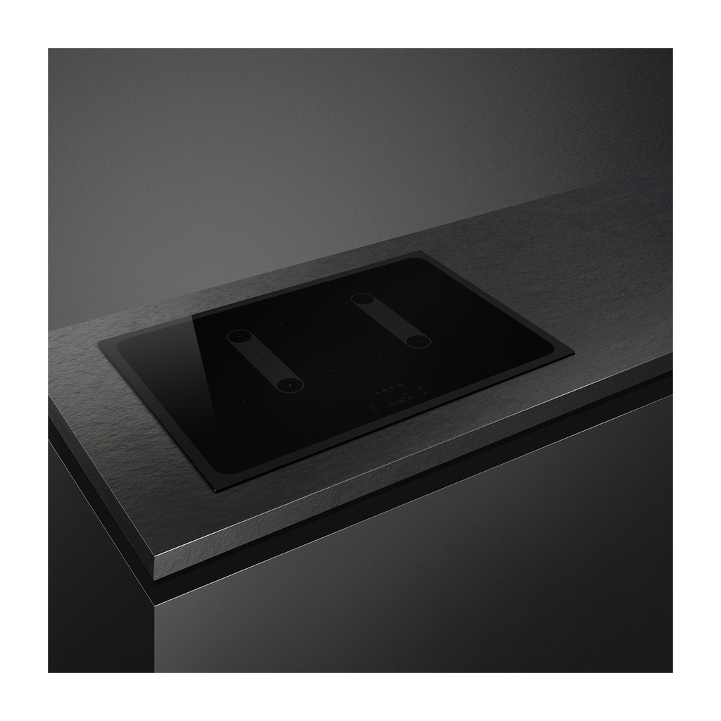 Smeg SI2B22741D 75cm - 56cm NIS - zwarte Inductie kookplaat