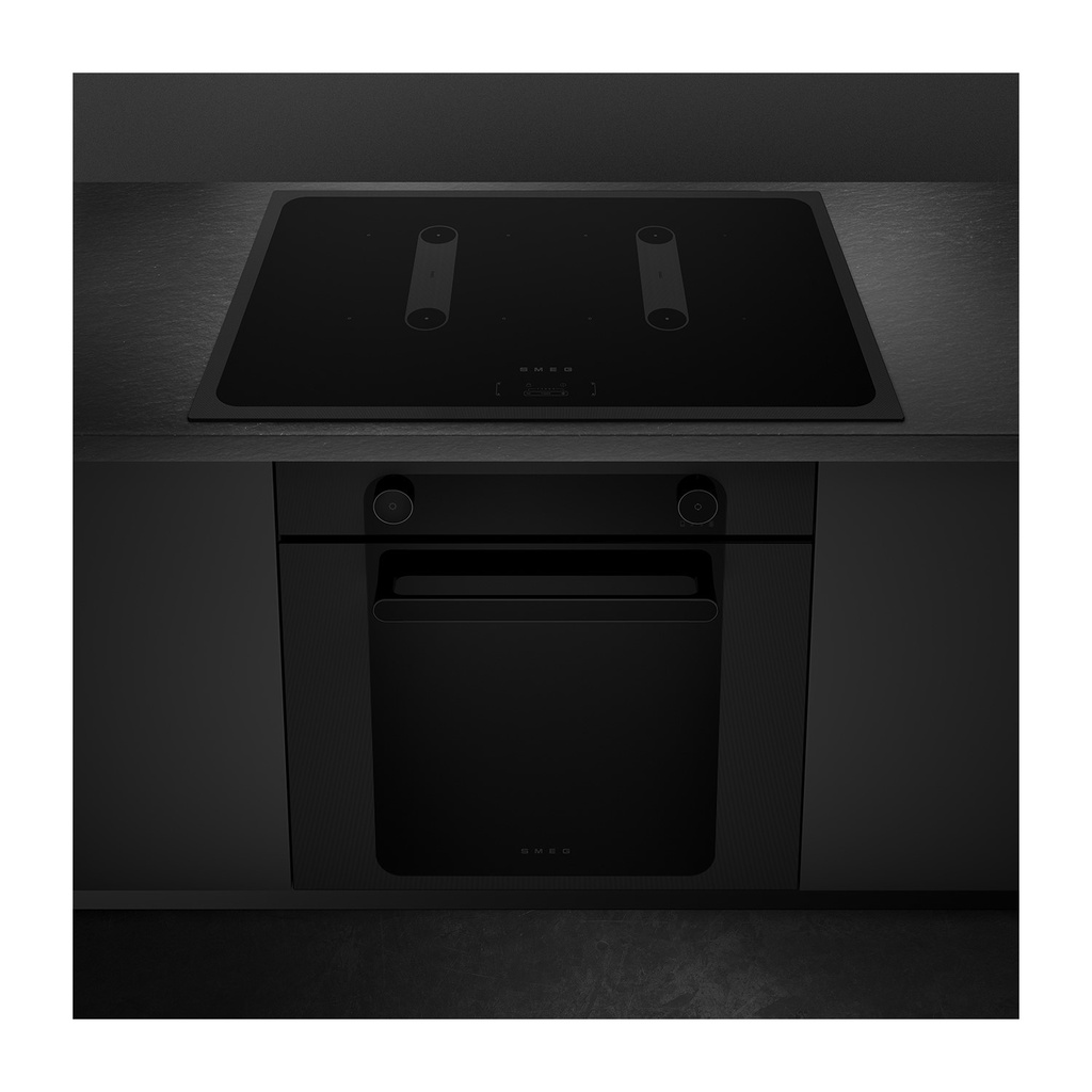 Smeg SI2B22741D 75cm - 56cm NIS - zwarte Inductie kookplaat