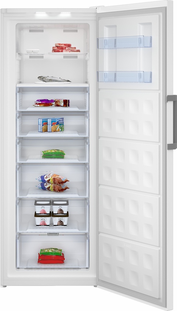 Beko RFBE448E41W Selective 191 cm 404 XL No Frost diepvriezer 