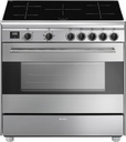 Smeg BG91IX2 inductie fornuis met 5 zones RVS - INOX