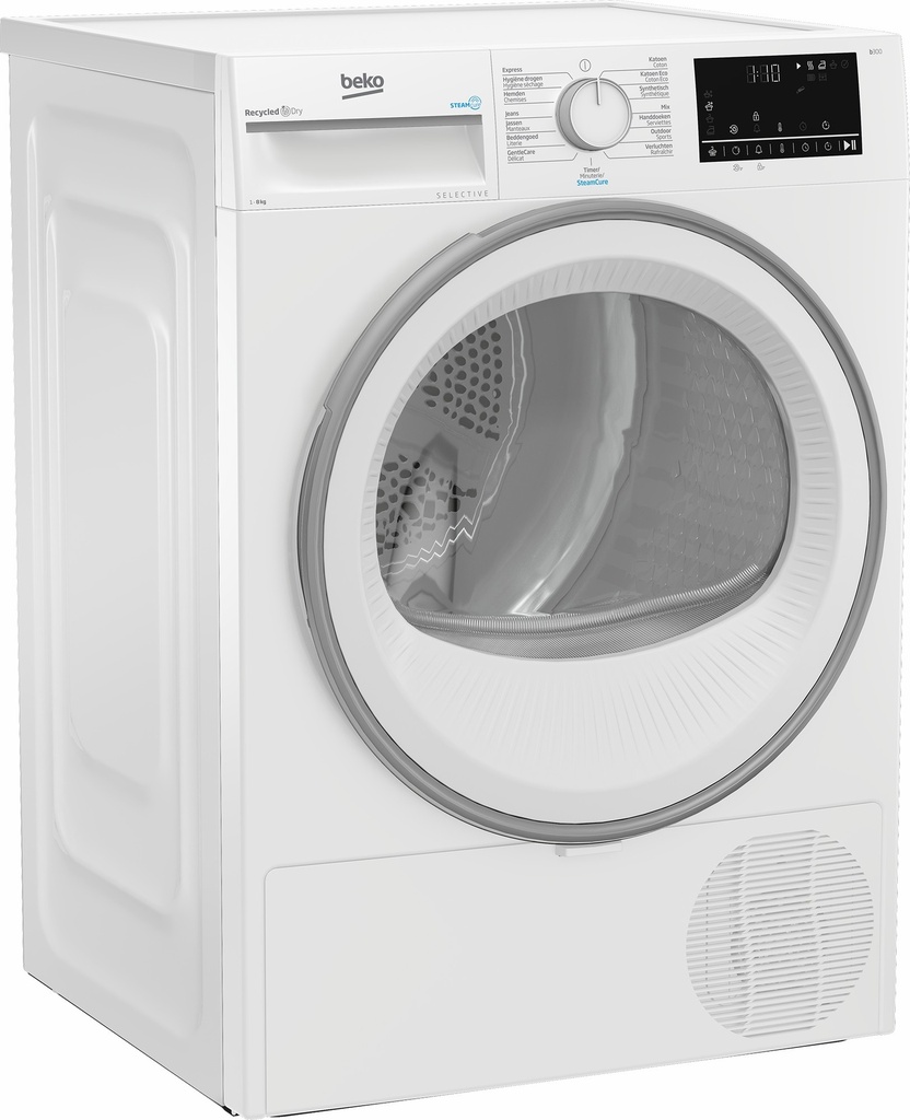 Beko B3T6823W2 Selective 8kg warmtepomp droogkast