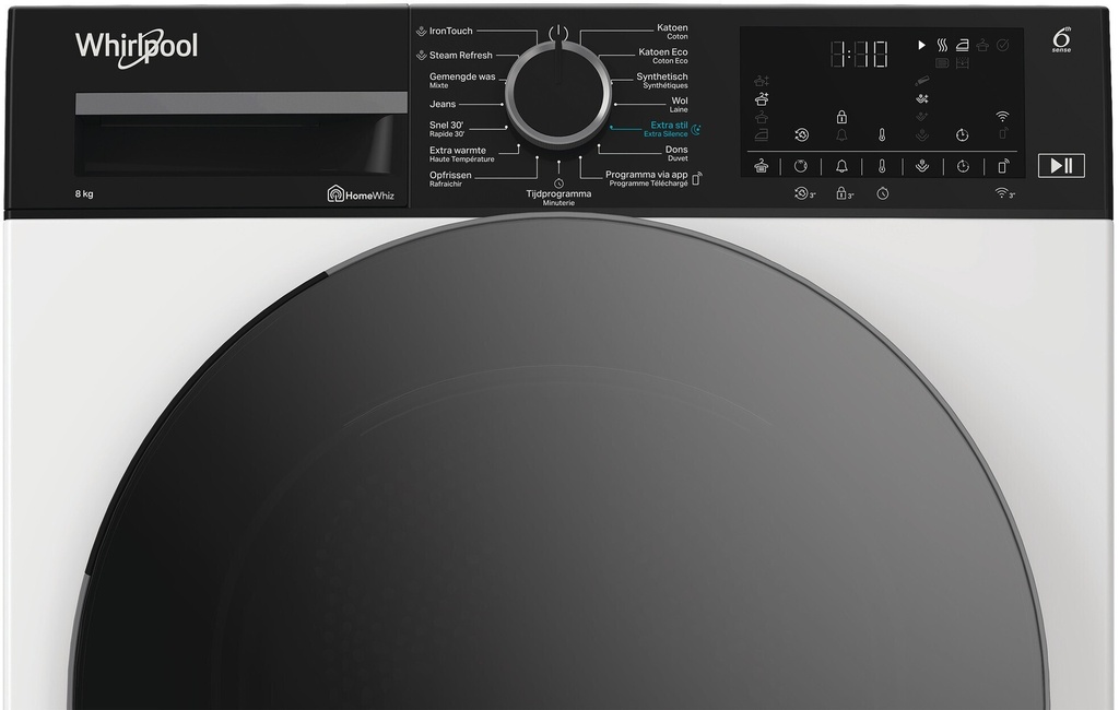 Whirpool CWD94MWBSBE Privilege 9 Kg Warmtepomp Droogkast (kopie)
