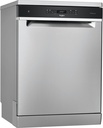Whirlpool WFO3T141PX vrijstaande vaatwasser inox front