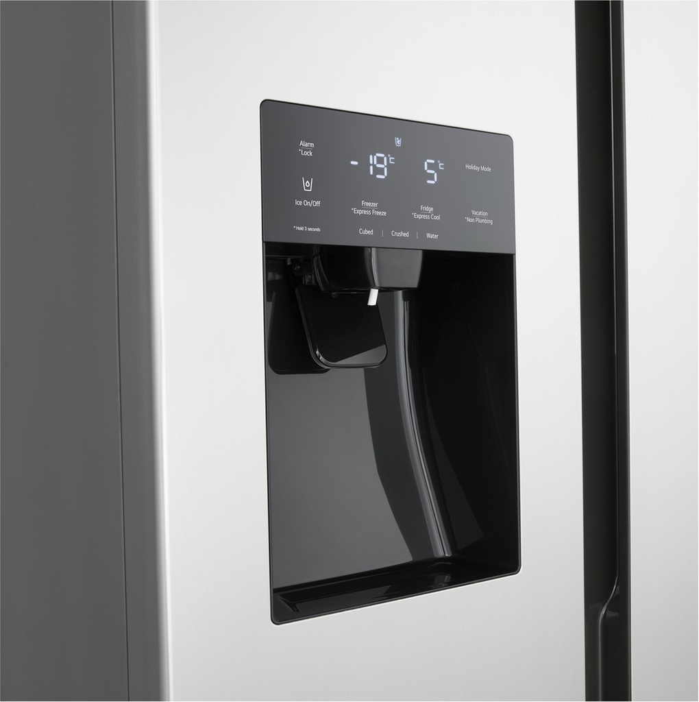 LG GSM32HSBEH Amerikaanse koelkast Zilver - kraan nodig -