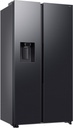 Samsung RS70F66KBFEF Black Inox Side by Side -kraan nodig-