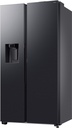 Samsung RS80F66KBFEF Black Inox Side by Side -kraan nodig-