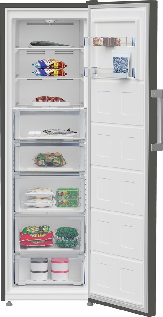 Beko B5RFNE315G 187 cm 286 L Zuinig Diepvriezer Donkergrijs
