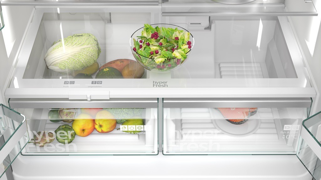 Siemens KF96DAXEA Side by Side Zwart staal -kraan nodig-