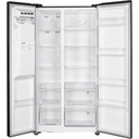 Wiggo WR-SBS18IME(X) Amerikaanse koelkast RVS - kraan nodig