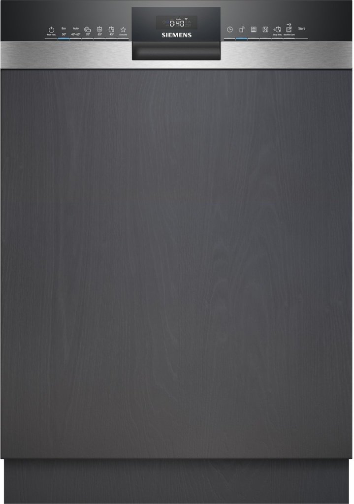 Siemens SN53ES04TE 81,5cm B-klasse Integreerbaar Inox kuip