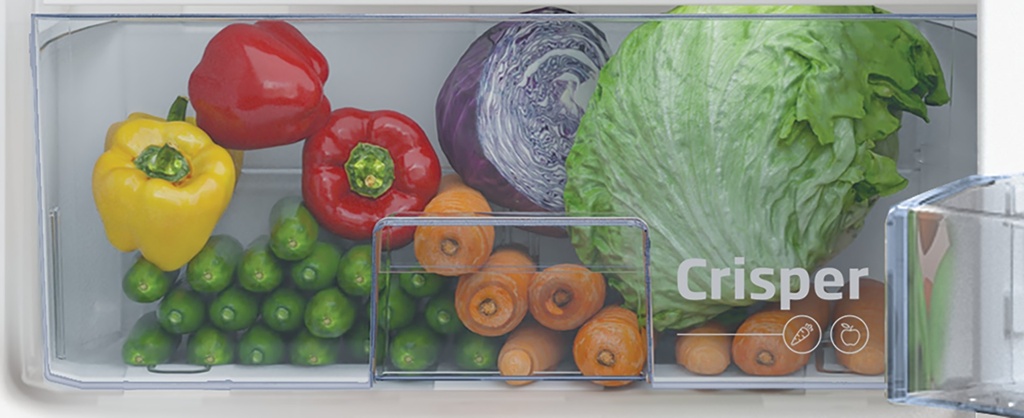 Beko B1904N 88 cm glijscharnier sleepdeur inbouwkoelkast