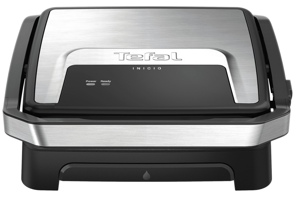Tefal GC271D10 Inicio Classic Grill 2000 Watt Inox Zwart