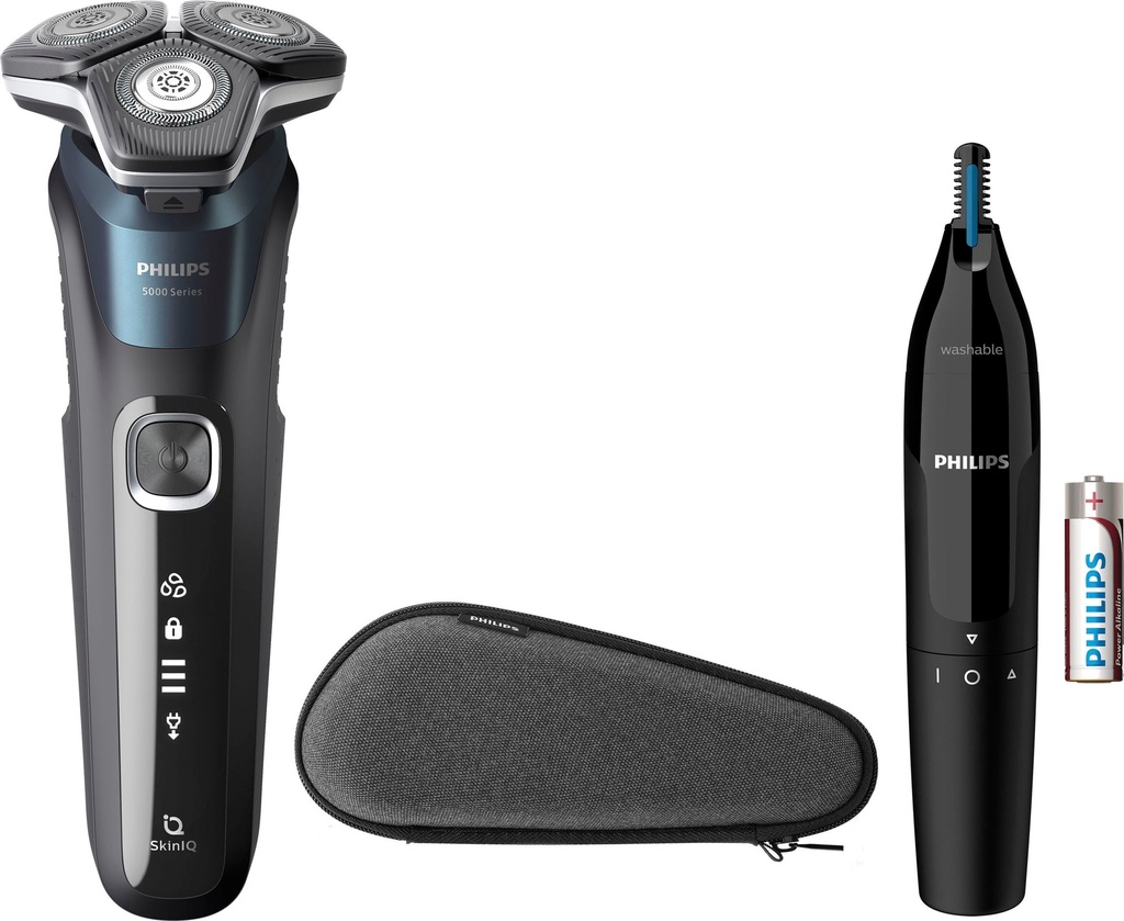 Philips S5889/11 oplaadbare Shaver Nat & droog + Neustrimmer