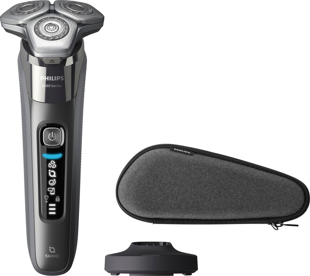 Philips S8697/35 luxe oplaadbare shaver Nat en droog Chroom