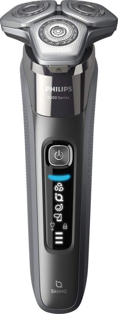 Philips S8697/35 luxe oplaadbare shaver Nat en droog Chroom