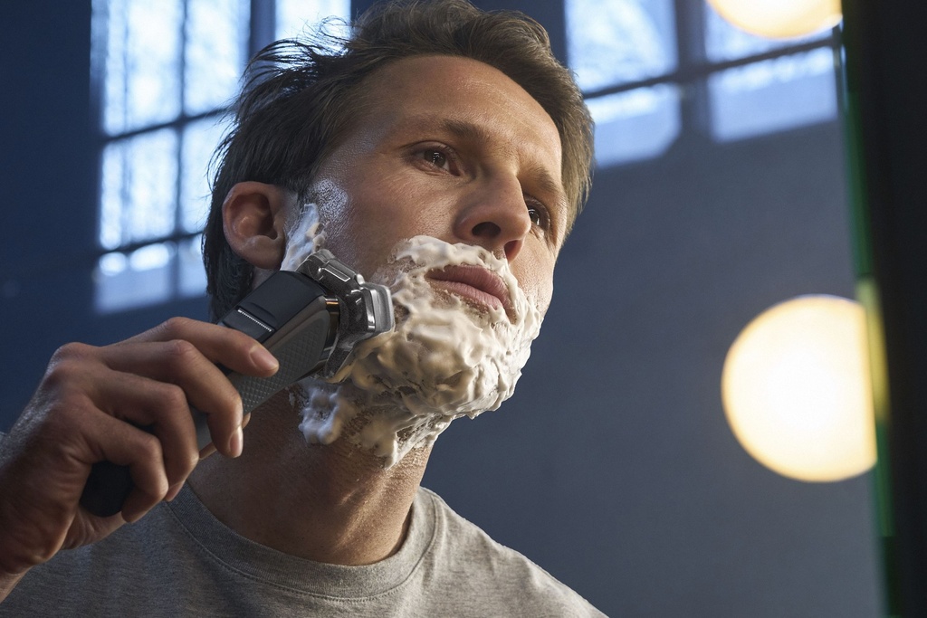 Philips S8697/35 luxe oplaadbare shaver Nat en droog Chroom