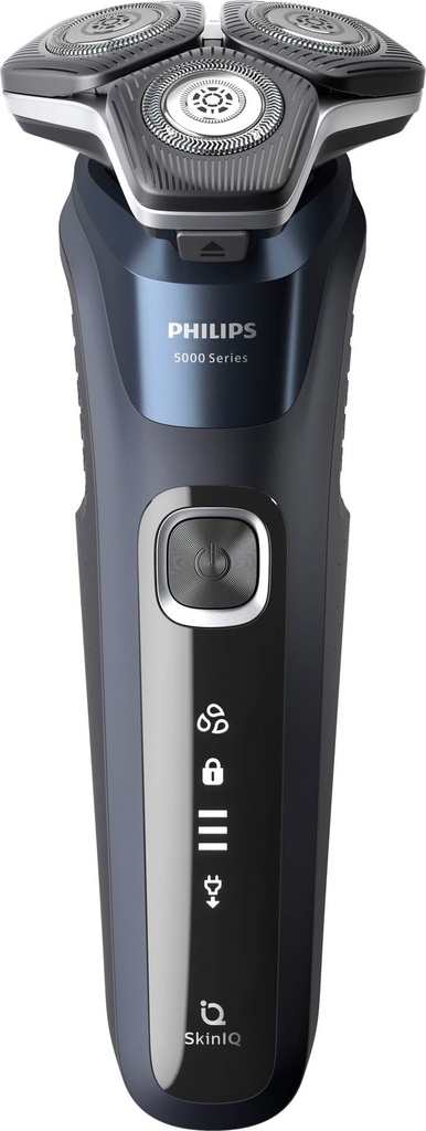 Philips S5885/35 LED scherm oplaadbare shaver Zwart Blauw