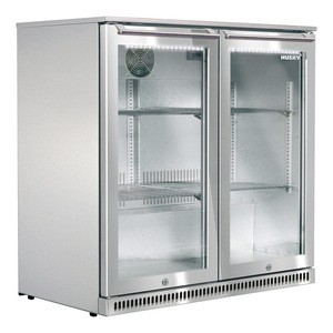 Husky AlFresco Backbar Koeler Outdoor 2 Deurs Deurslot Led Verlichting