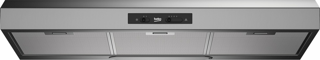 Beko HNS91210X 90 cm met metalen filter inox afzuigkap